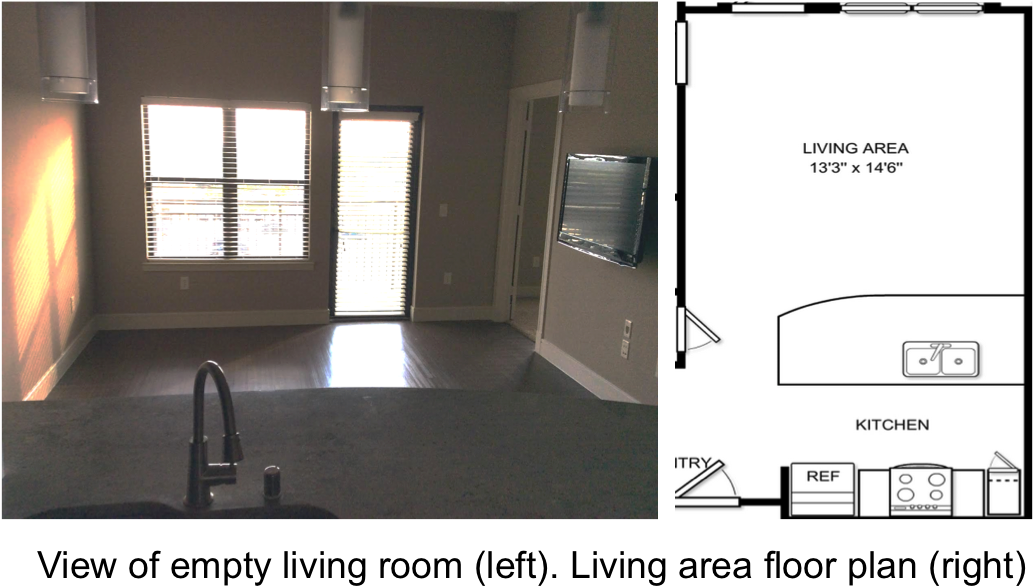 To Qualitatively Describe The Acoustics Of This Room - Floor (1045x593), Png Download