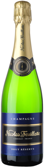 Nv Nicolas Feuillatte Reserve Brut, Champagne, France - Nicolas Feuillatte Brut 37.5 Cl (502x600), Png Download
