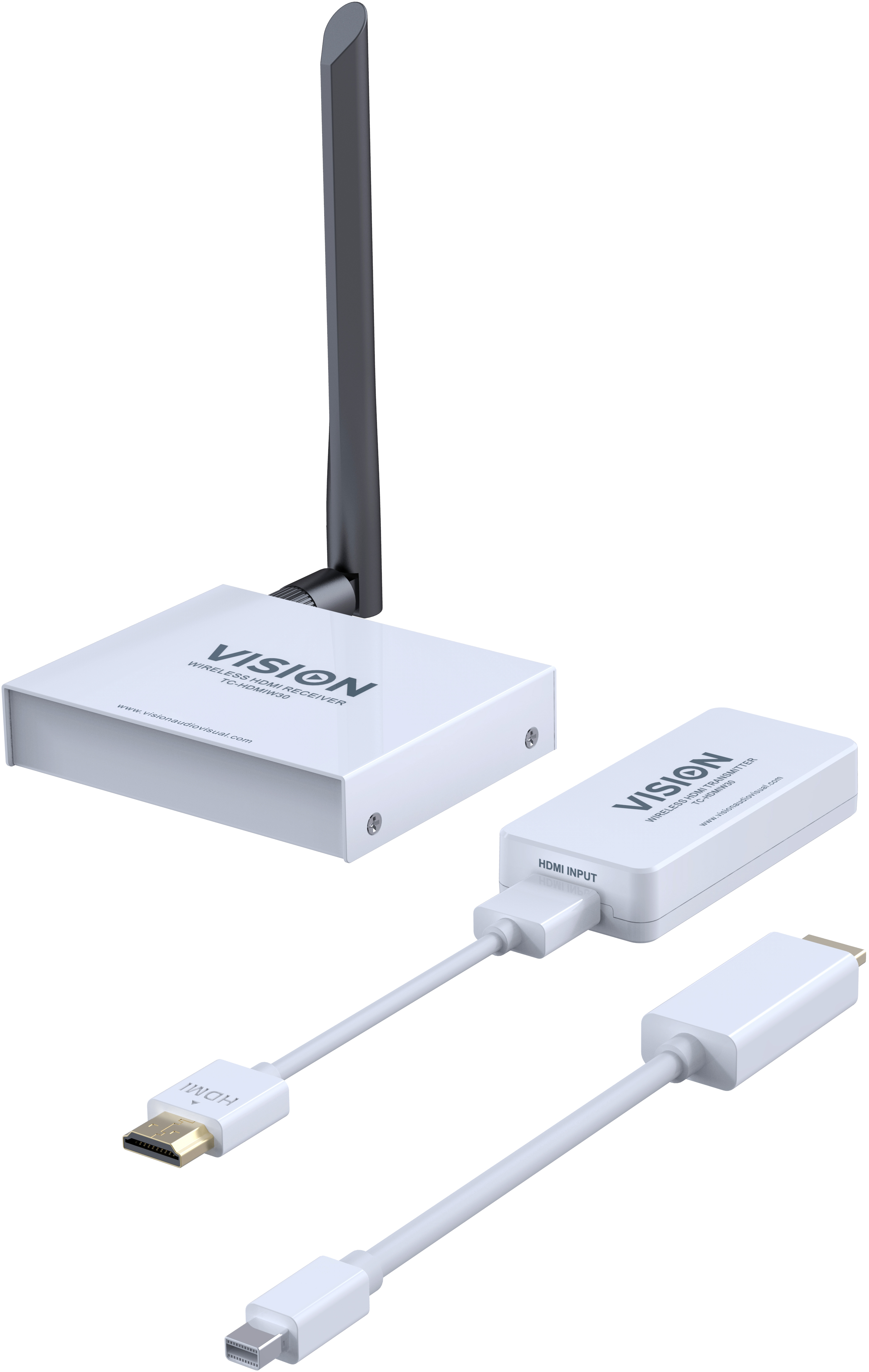 Transmits Hdmi Wirelessly Up To 30 Metres > Transmitter - Vision Techconnect Tc-hdmiw30 - Wireless A/v/infrared (2838x4480), Png Download