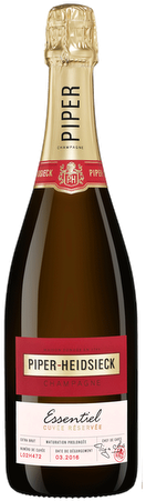 Champagne Piper-heidsieck Essentiel Extra Brut - Piper Heidsieck Essentiel Cuvee Reservee (356x475), Png Download