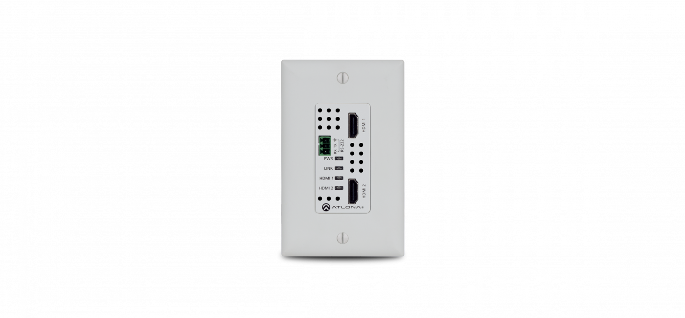 Atlona Ships Single-gang Hdmi Wall Plate Switcher For - Gadget (1400x650), Png Download