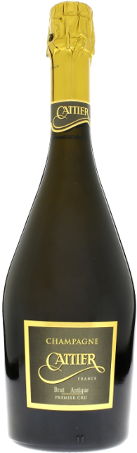Champagne Cattier Brut Antique Premier Cru - Champagne (491x640), Png Download