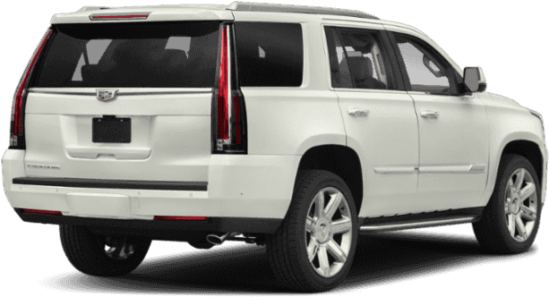 New 2019 Cadillac Escalade Platinum Edition - Yukon Denali White (640x480), Png Download