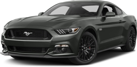 2018 Ford Mustang Coupe - Black 2018 Maserati Ghibli (446x220), Png Download