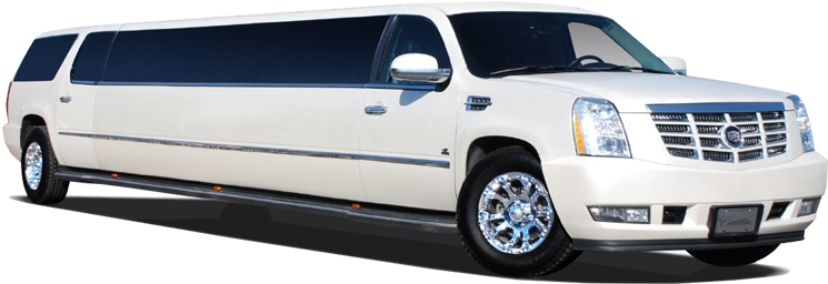The Cadillac Escalade Limousine Takes Group Transportation - Limousine (800x265), Png Download