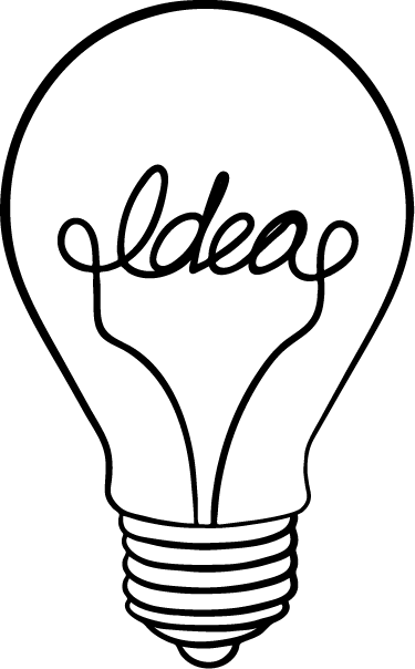 Download Vinilo Decorativo Bombilla Idea Bombilla Idea Full Size Png Image Pngkit