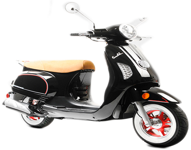 Greaser 2017 - Vespa (652x494), Png Download