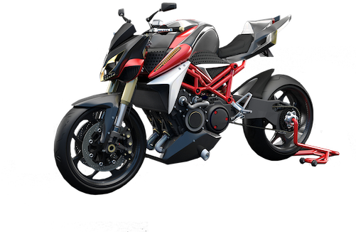 Dimensions - Motocicleta Concept (500x375), Png Download