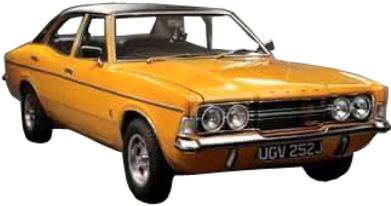 Ford Cortina (390x363), Png Download