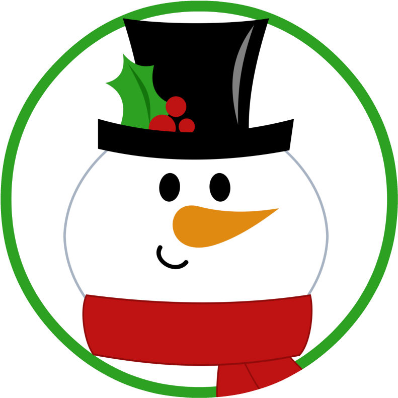 Snowman Tag Navidad, Regalos De Dulces Navideños, Regalos - Happy Holidays Tag (800x800), Png Download