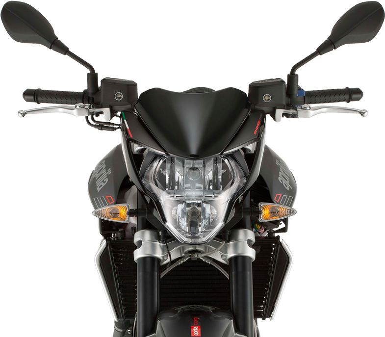 Aprilia Shiver 750 Abs - Moto De Frente Png (800x698), Png Download