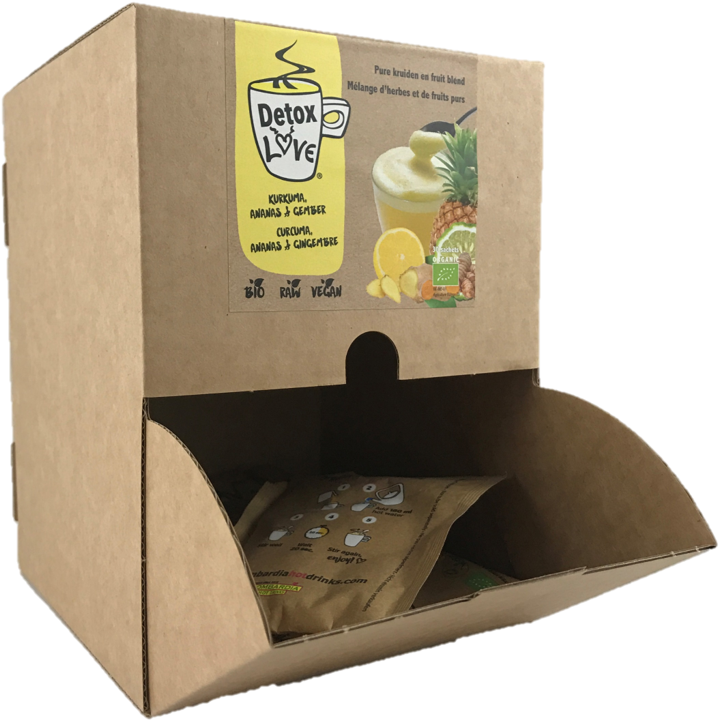 Detoxlove Organic Advantage Box - Detoxlove Bio Ongezoet Duopack - Biologische Detoxthee (844x1125), Png Download
