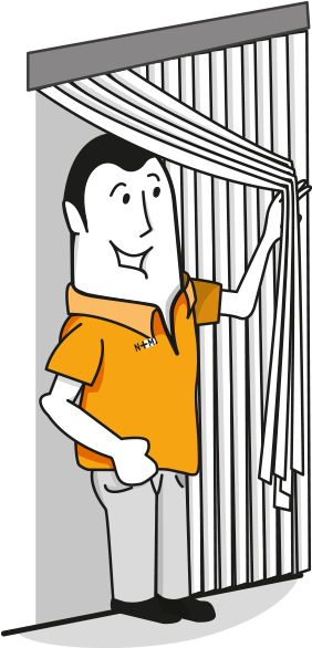 Cortinas Antimoscas Para Puertas - Door (850x850), Png Download