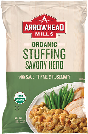 Organic Savory Herb Stuffing - Arrowhead Mills Savory Herb Stuffing (330x462), Png Download