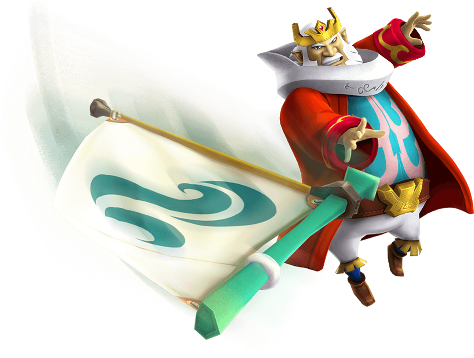 Hyrule Warriors Legends King Daphnes Nohansen Hyrule - The Legend Of Zelda (952x719), Png Download