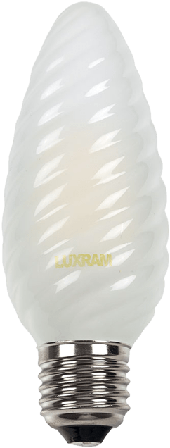 Bombilla 4w 4000k Antorcha E27 P129 - Bombillas Vela Rizada Mate E27 (800x800), Png Download