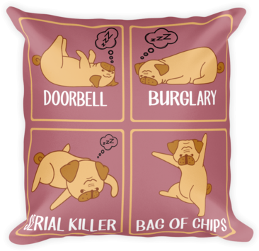 "bag Of Chips" Decorative Square Pillow Case With Stuffing - Throw Pillow (400x400), Png Download