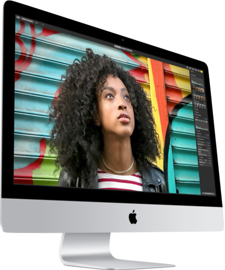 2017 Imac - Apple Imac 21.5 With Retina 4k 3.4ghz Quadcore Intel (465x556), Png Download