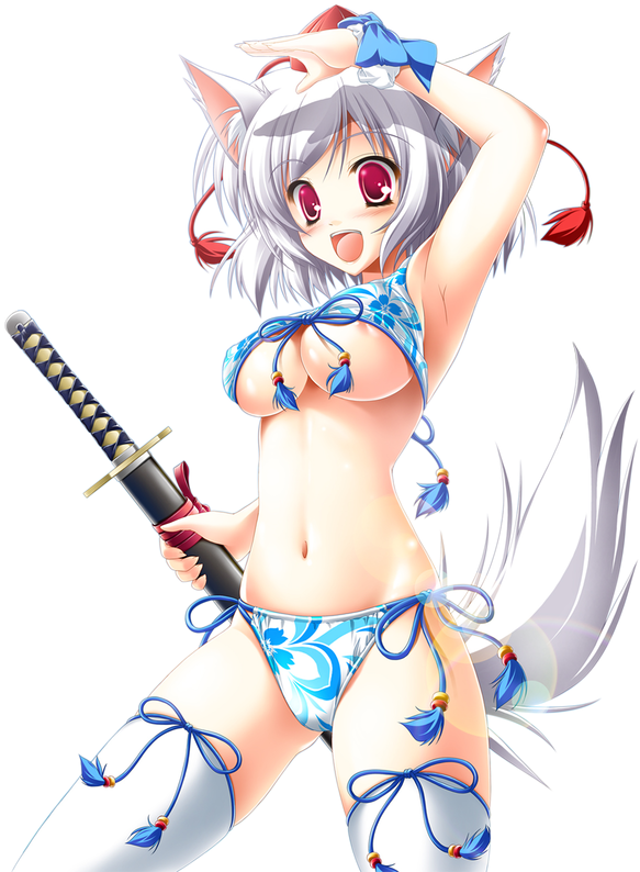 0 Comments - Anime Wolf Girl Render (600x800), Png Download