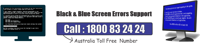 Tech Support For Black And Blue Screen Errors (900x350), Png Download