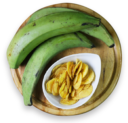 Chips De Plátano Verde - Saba Banana (550x450), Png Download