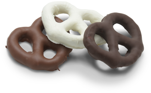 Chocolate Covered Pretzels Png (498x318), Png Download