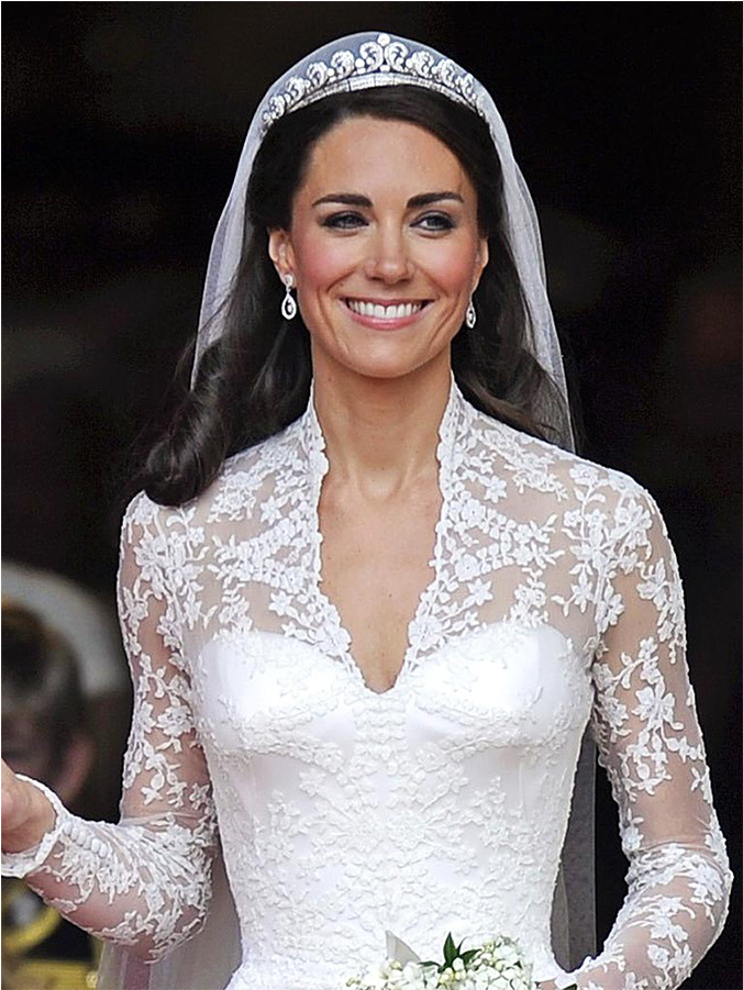 Anomalie Lace Trends Kate Middleton - Princesa Kate Middleton Boda (1200x900), Png Download
