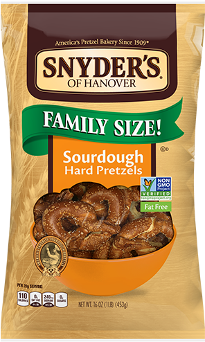 Rolled And Twisted, Then Slow-baked To Seal In The - Snyders Of Hanover (350x500), Png Download