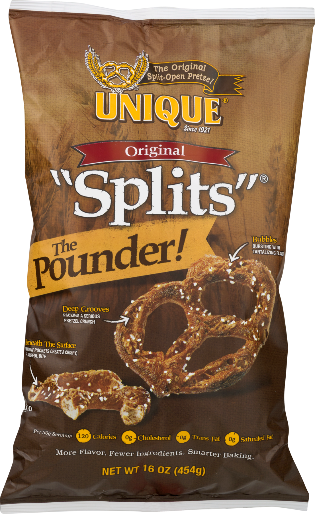 The Unique Pretzels “splits” Are Not Just Another Pretzel - Unique Splits Split-open Pretzel Multi-grain (1106x1800), Png Download