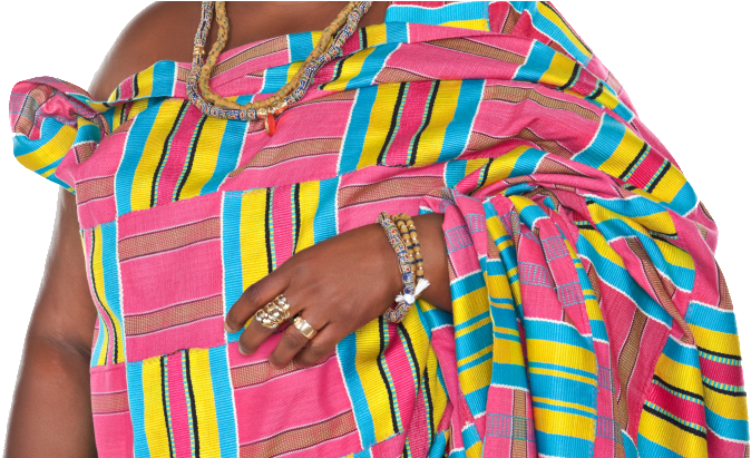 The Great African Misconception On Weight Gain - Traditional Ghanaian Clothing (750x410), Png Download