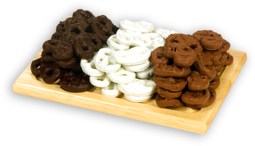 Anastasiades Chocolate Covered Pretzels - Sandwich Cookies (524x307), Png Download