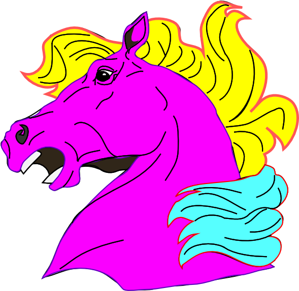 Angry Horse Svg Clip Arts 600 X 584 Px (600x584), Png Download
