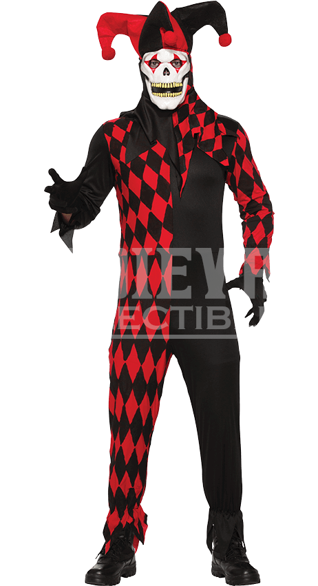 Evil Jester Costume - Evil Jester Men Costume (850x850), Png Download