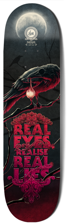 Élan Real Eyes Realize Real Lies (230x765), Png Download