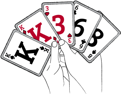 Video Poker Strategy - Poker Hands Png (409x352), Png Download