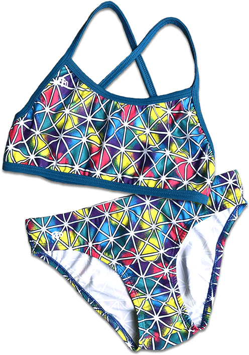Colour Explosion Two Piece Front - Explosion (600x850), Png Download