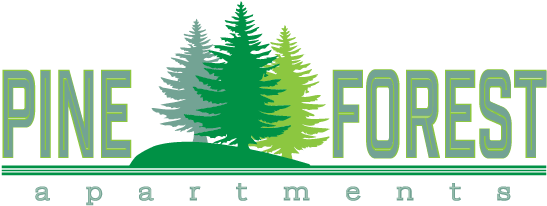 Pine Forest Apartments - Cleveland (550x221), Png Download