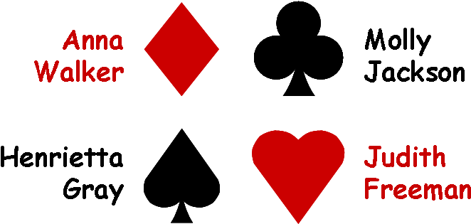 Card Girl Symbols - .club (695x314), Png Download