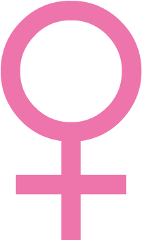 Woman Gender Symbol - Symbol Pohlaví (350x350), Png Download