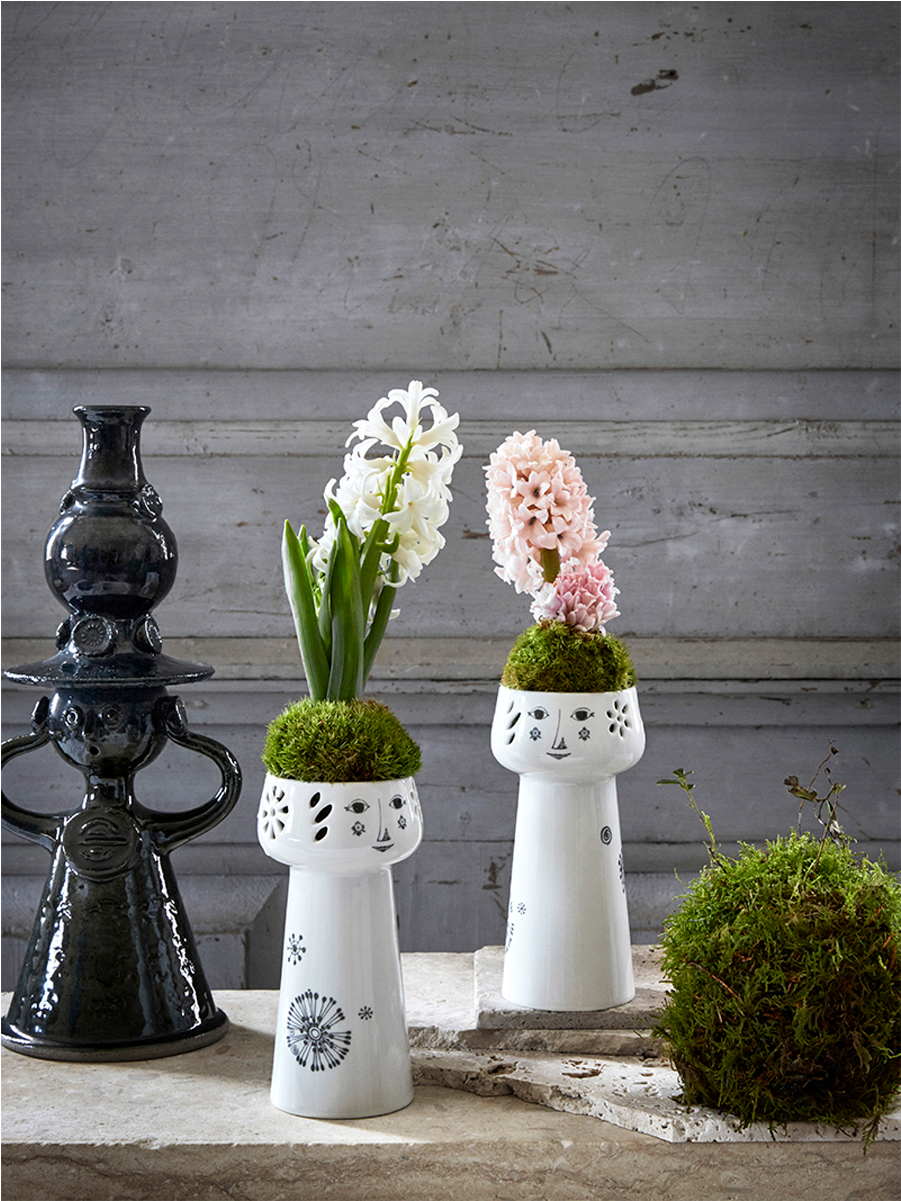 Flowerhead Hyacinth Vase White H15 Flowerhead - Hyacintvase (1200x1200), Png Download