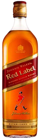 Johnnie Walker Red Label - Johnnie Walker Red 1l (500x492), Png Download