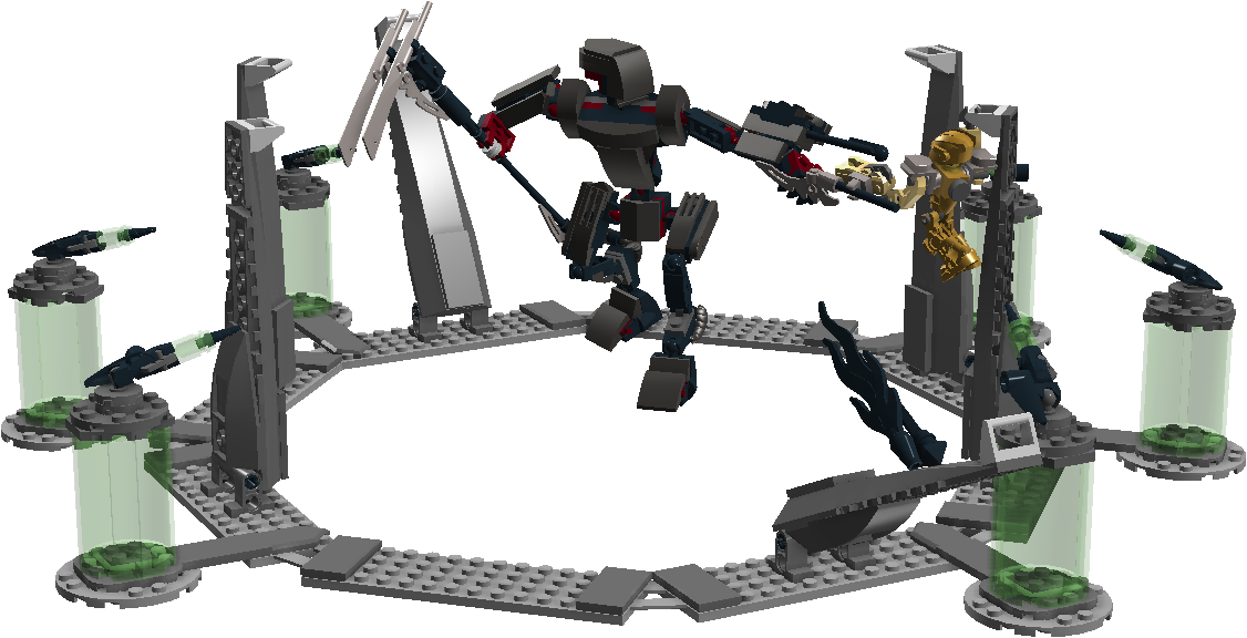 Takanuva Vs Makuta1 254 Kb - Lego Bionicle Toa Of Shadow (1126x576), Png Download