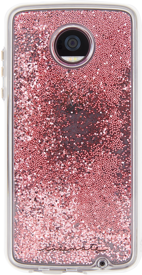 Waterfall Rose Gold Case For Motorola Moto Z2 Play, (1500x1000), Png Download