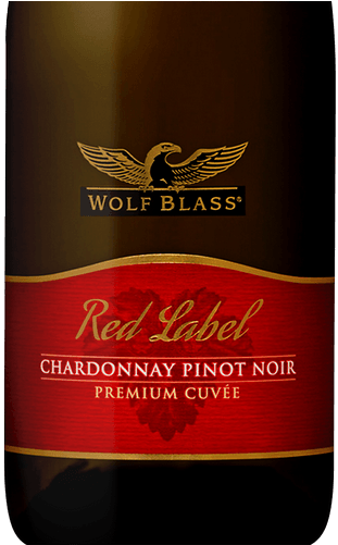 Wolf Blass Red Label Chardonnay Pinot Noir Nv 750ml (375x500), Png Download