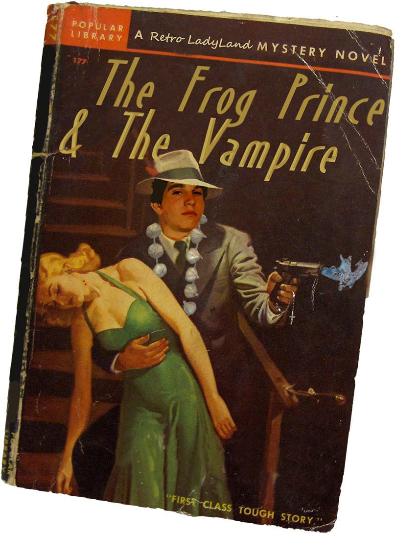 The Frog Prince And The Vampire - Vintage Clothing (1000x1333), Png Download