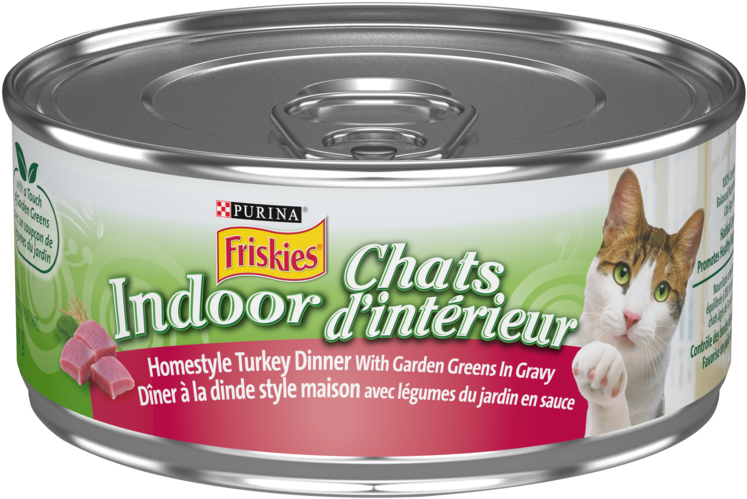 Purina® Friskies® Indoor Homestyle Turkey Dinner With - Purina Friskies Indoor Classic Pate Chicken Dinner (780x528), Png Download