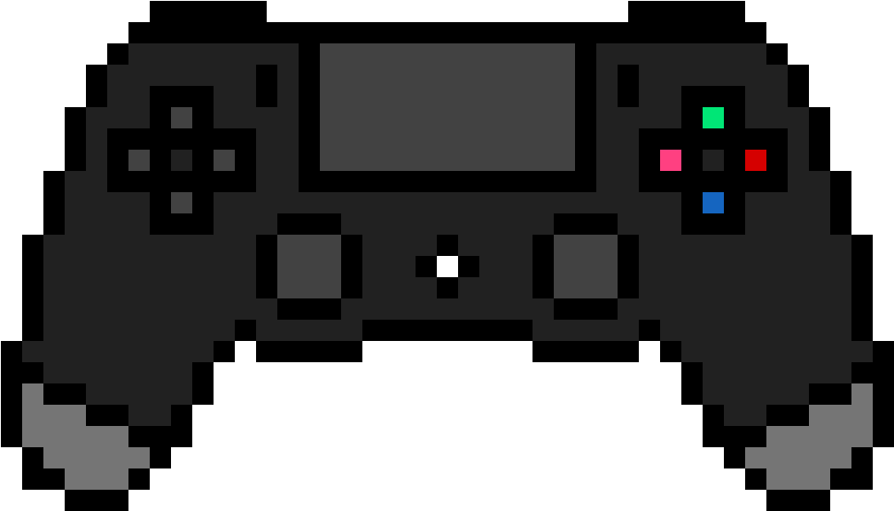 Controler - Ps4 Controller Pixel Art (1200x1200), Png Download