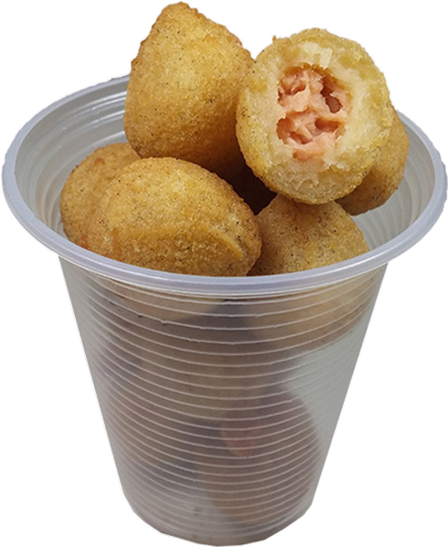 Coxinha De Frango Copo - Coxinha No Copo Png (805x600), Png Download