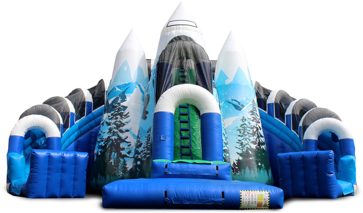 Everest Climb N' Slide - Synthetic Ice (1234x725), Png Download