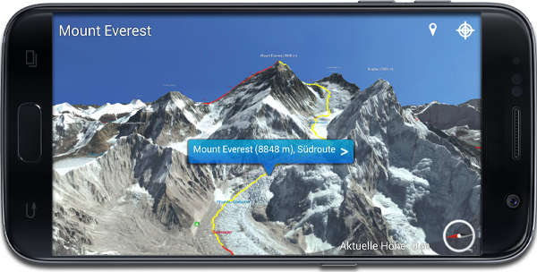 For The Everest Region - Mountains: Mapping The Earth's Extremes (600x304), Png Download